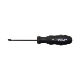 Кръстата отвертка Wurth Redline, 1x80mm, Двукомпонентна дръжка, Матирано-хромирана кръгла ос
